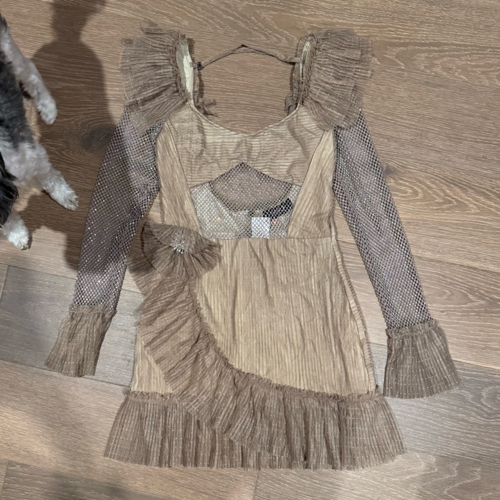 Nude Sparkle Dress
